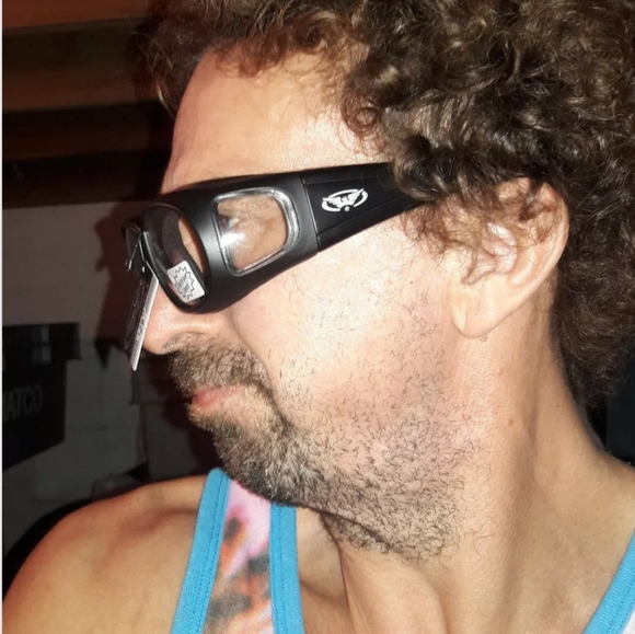 Men Motorcycle Z87 glasses Clear Men Motorcycle Z87 glasses Clear - Picture 5 of 7